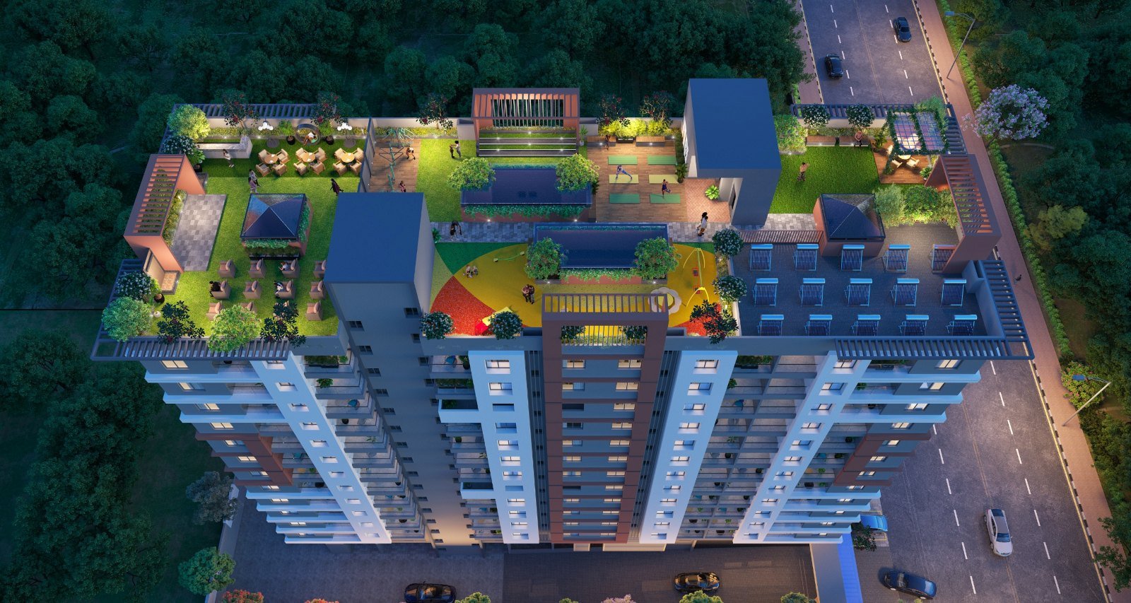 Sky Blue tower elevation