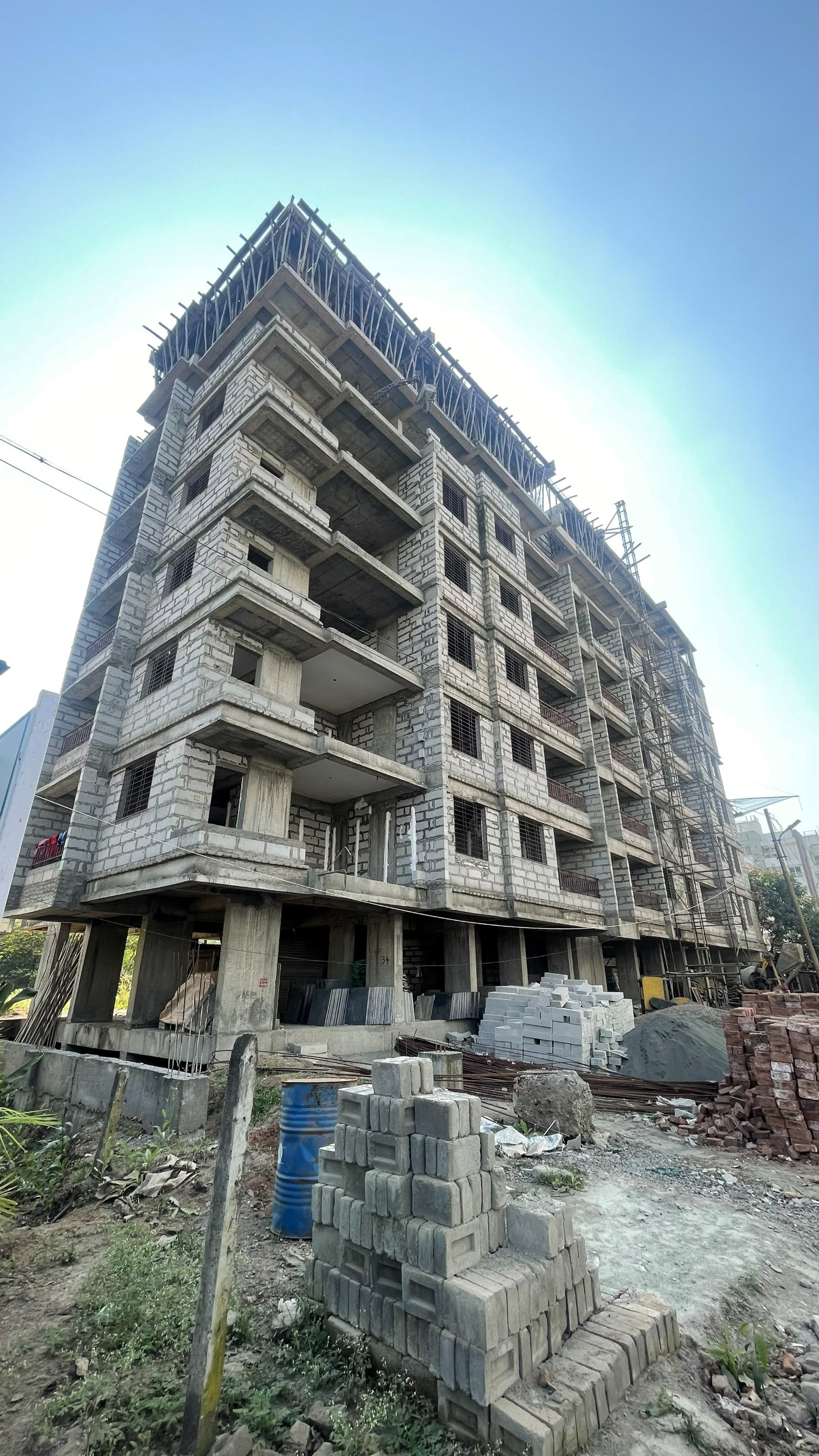 Skylark Apartment under construction, Moshi, Pune